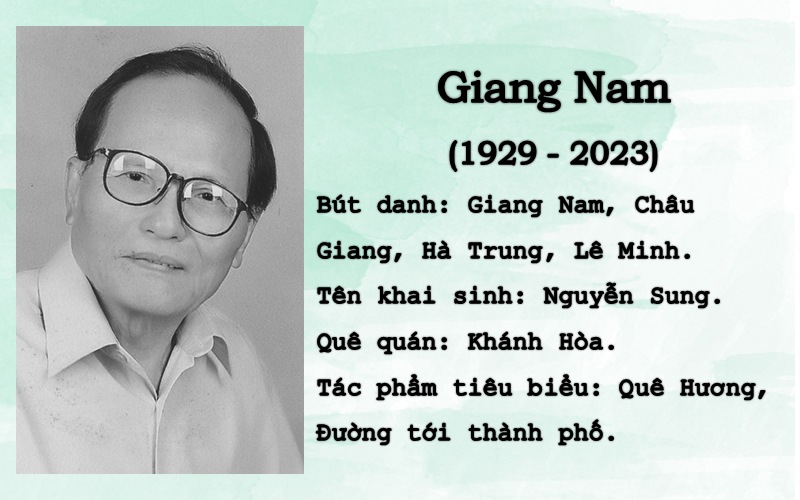 Giới thiệu tác giả Giang Nam – Ông được mệnh danh là gì?