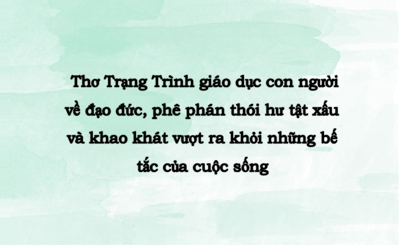 Phong cách sáng tác Nguyễn Bỉnh Khiêm