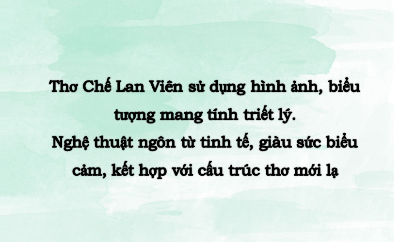 Phong cách thơ Chế Lan Viên