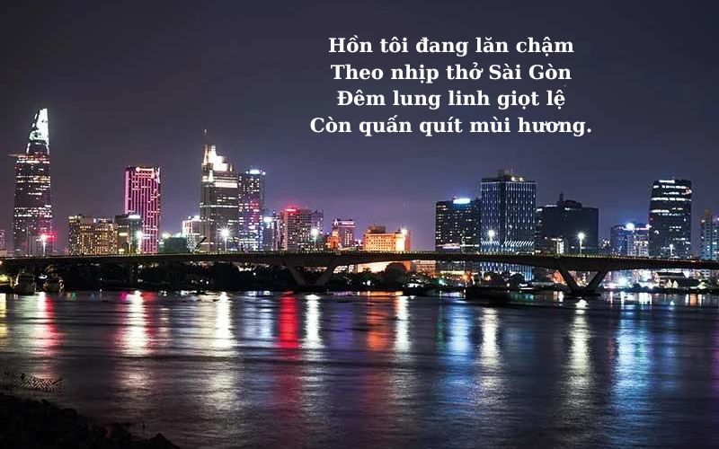 thơ về Sài Gòn về đêm