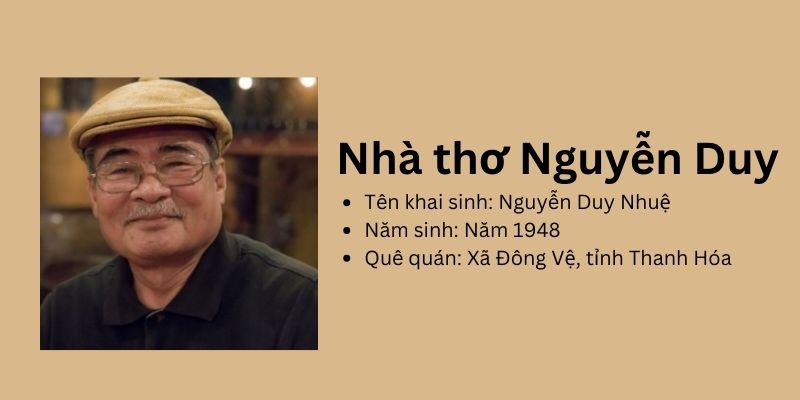 tiểu sử Nguyễn Duy