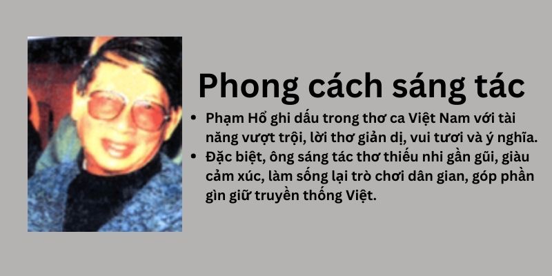 tác giả Phạm Hổ và phong cách thơ